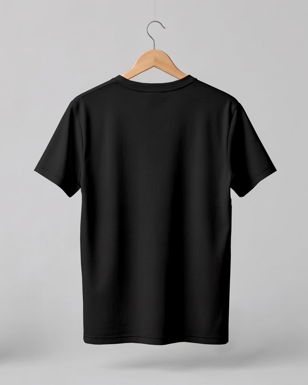 White plain half sleeve round neck t-shirt made from premium cotton, 180 GSM red label yarn, biowashed for softness and durability.