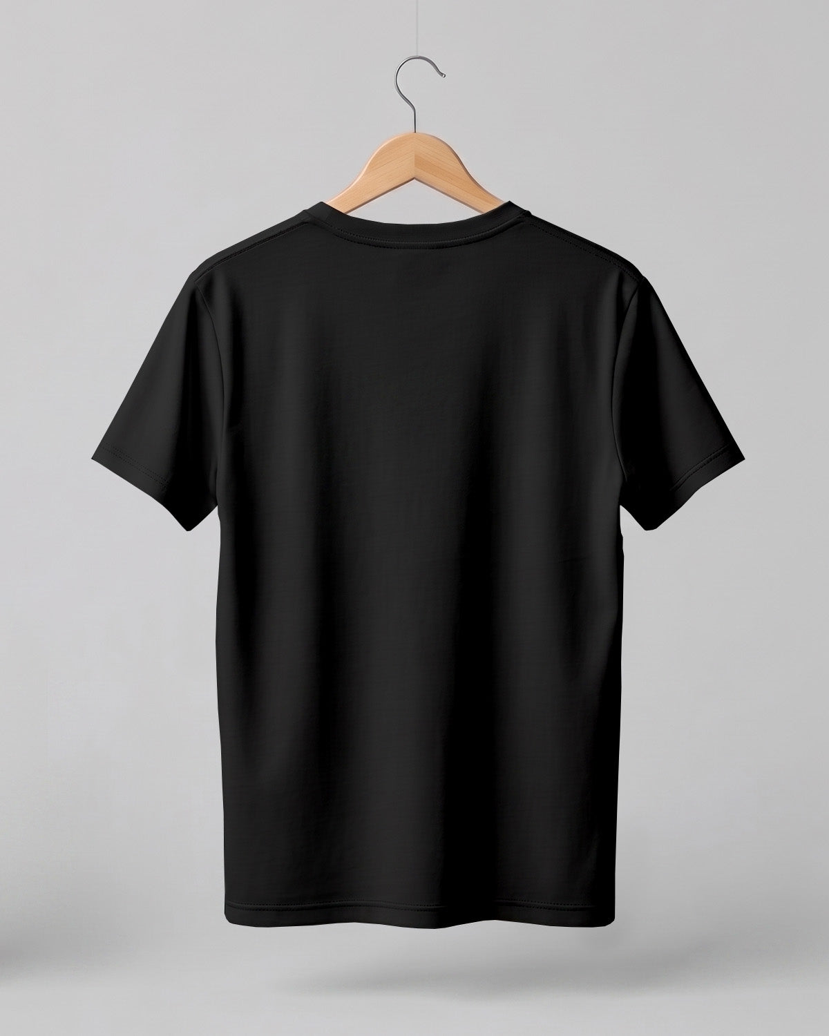 White plain half sleeve round neck t-shirt made from premium cotton, 180 GSM red label yarn, biowashed for softness and durability.
