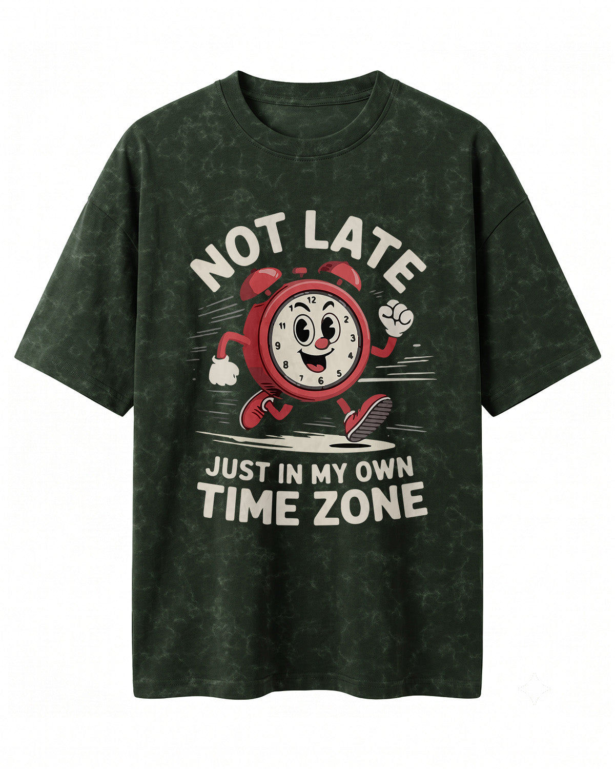 My Own Time Zone Acid Washed Oversized T-Shirt