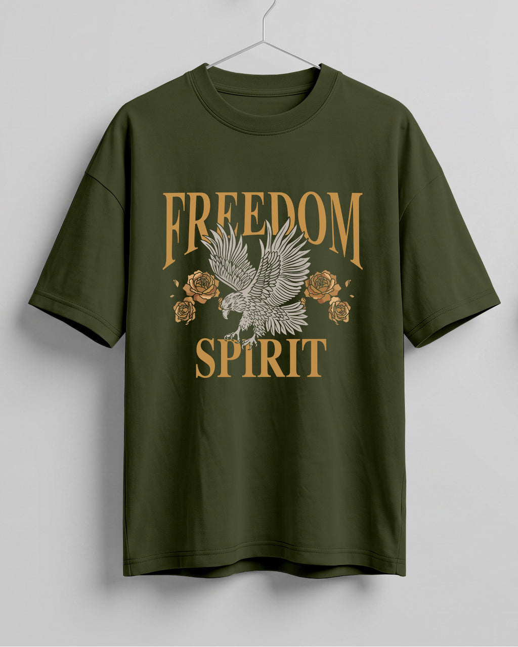Freedom Spirit Cotton Oversized Fit T-Shirt