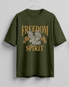 Freedom Spirit Cotton Oversized Fit T-Shirt