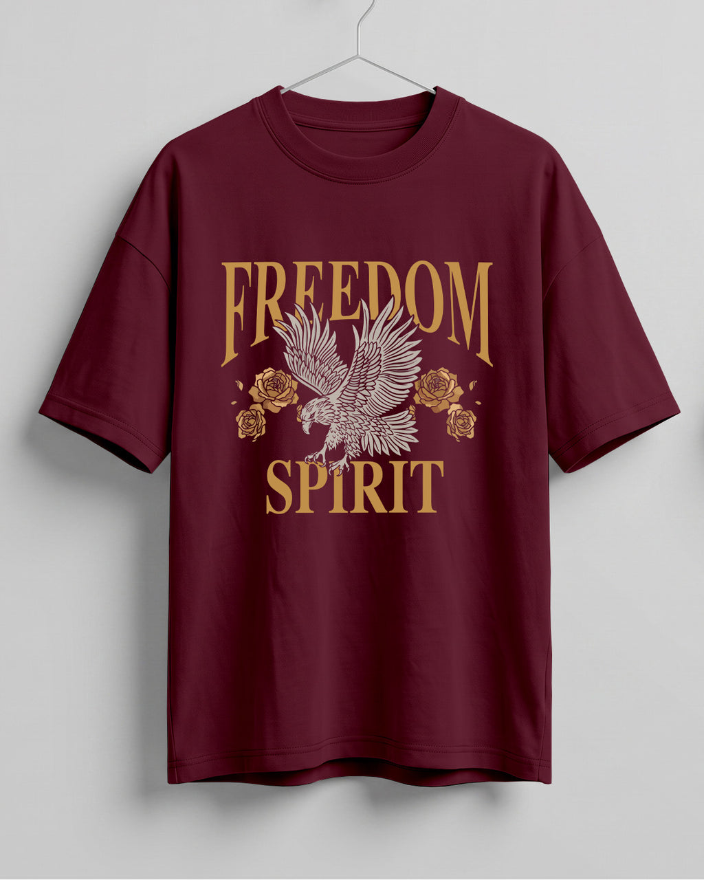 Freedom Spirit Cotton Oversized Fit T-Shirt