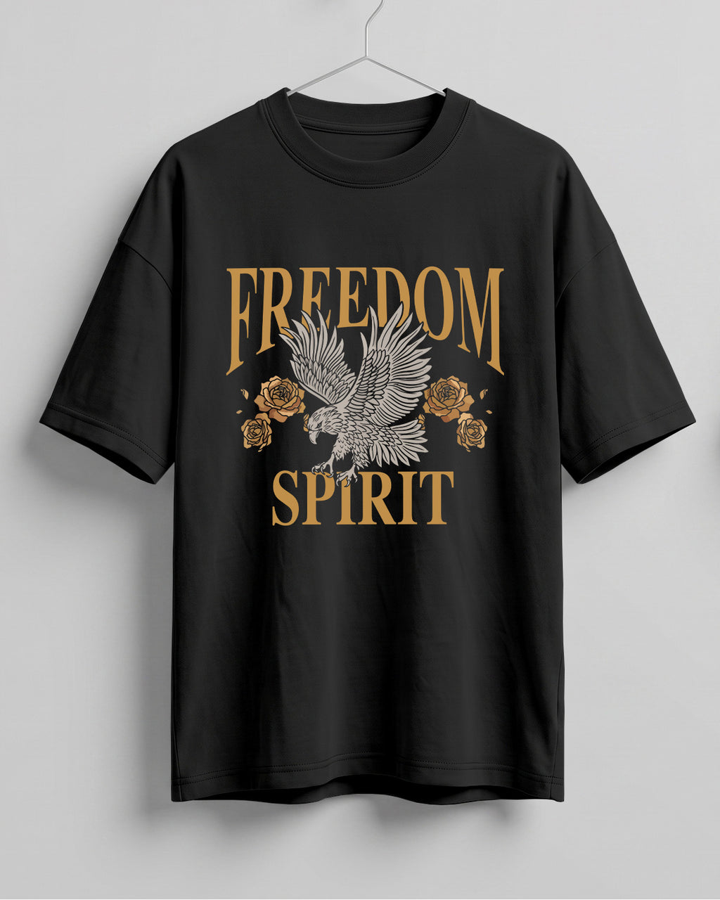 Freedom Spirit Cotton Oversized Fit T-Shirt