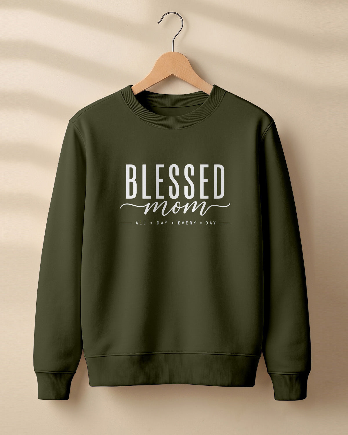 Blessed Mom graphic sweatshirt by Xenovaurban