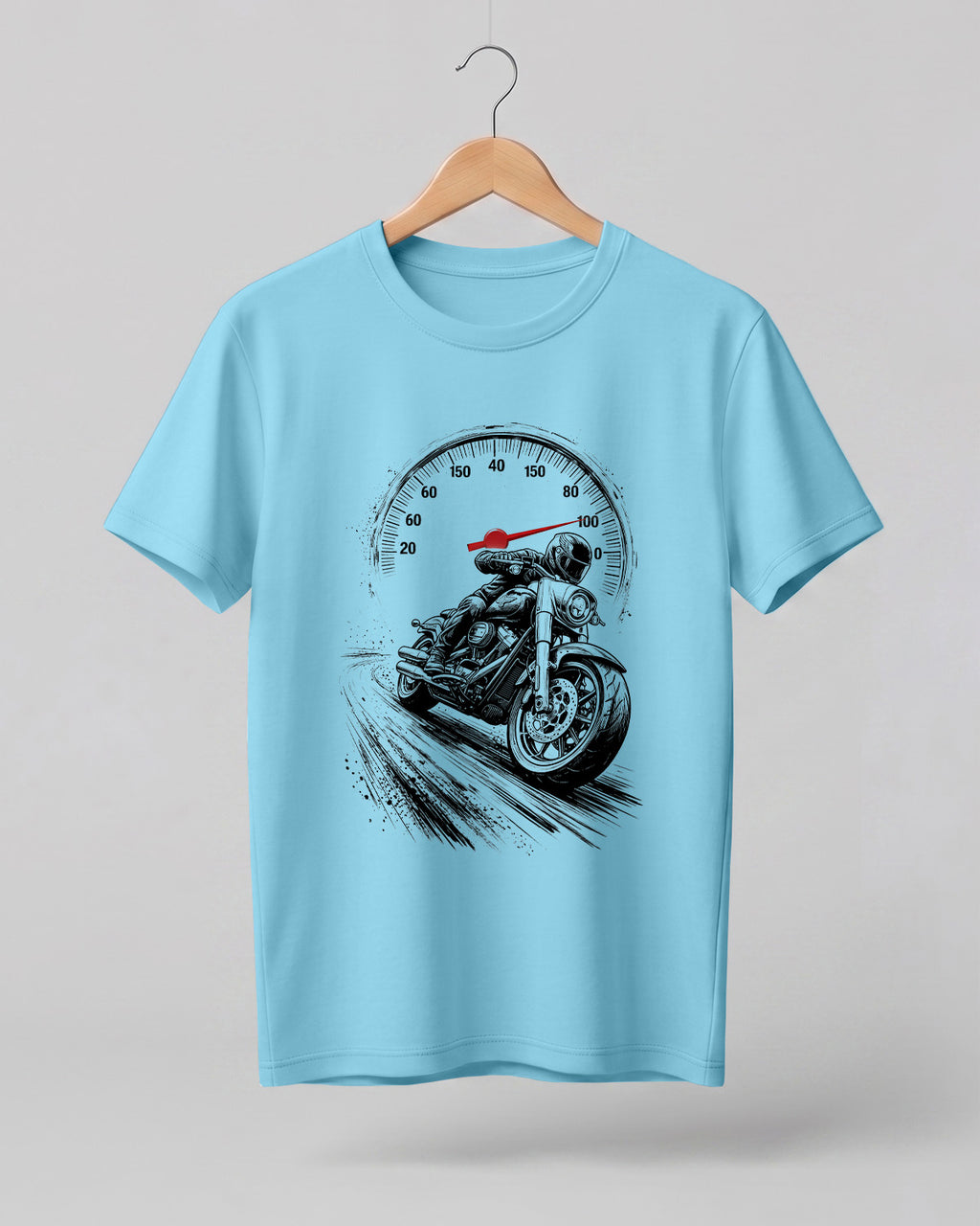 Ride & Freedom Motorcycle Half Sleeve T-Shirt