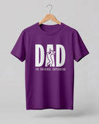 Dad The Original Superhero Graphic Half Sleeve T-Shirt
