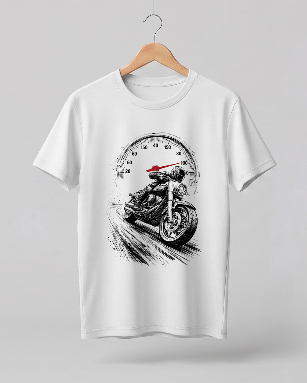 Ride & Freedom Motorcycle Half Sleeve T-Shirt