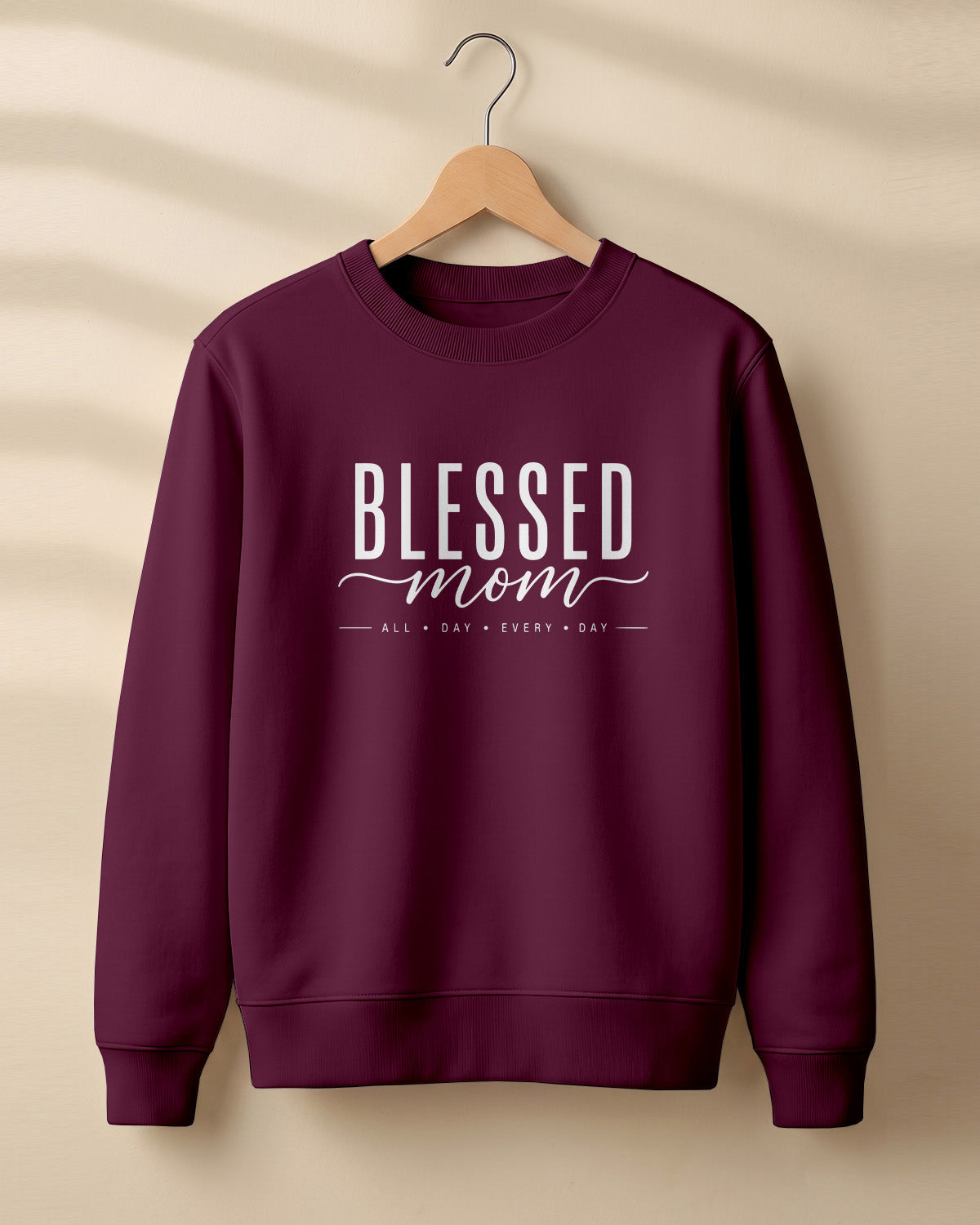 Blessed Mom graphic sweatshirt by Xenovaurban