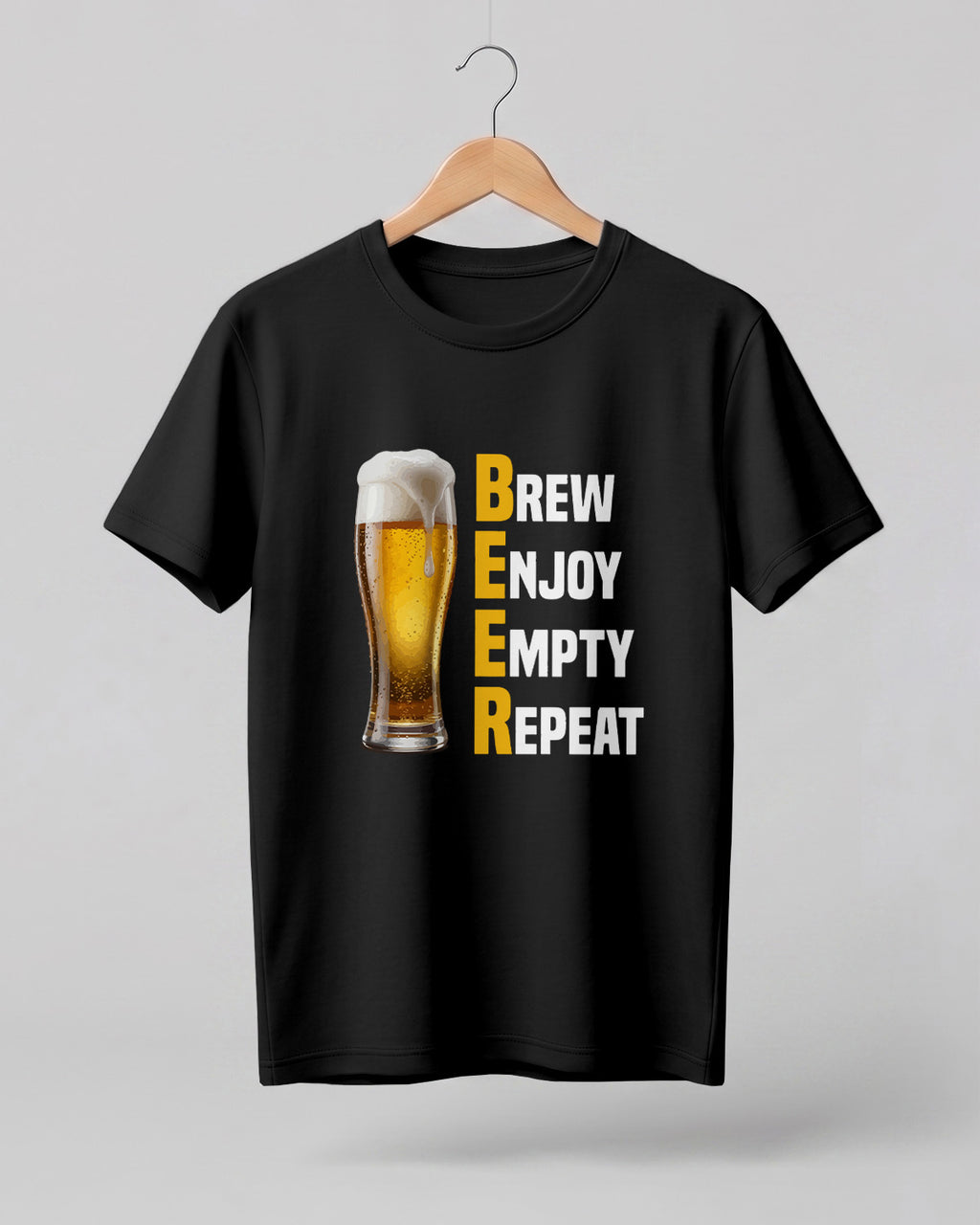 Brew Enjoy Empty Repeat Half Sleeve T-Shirt