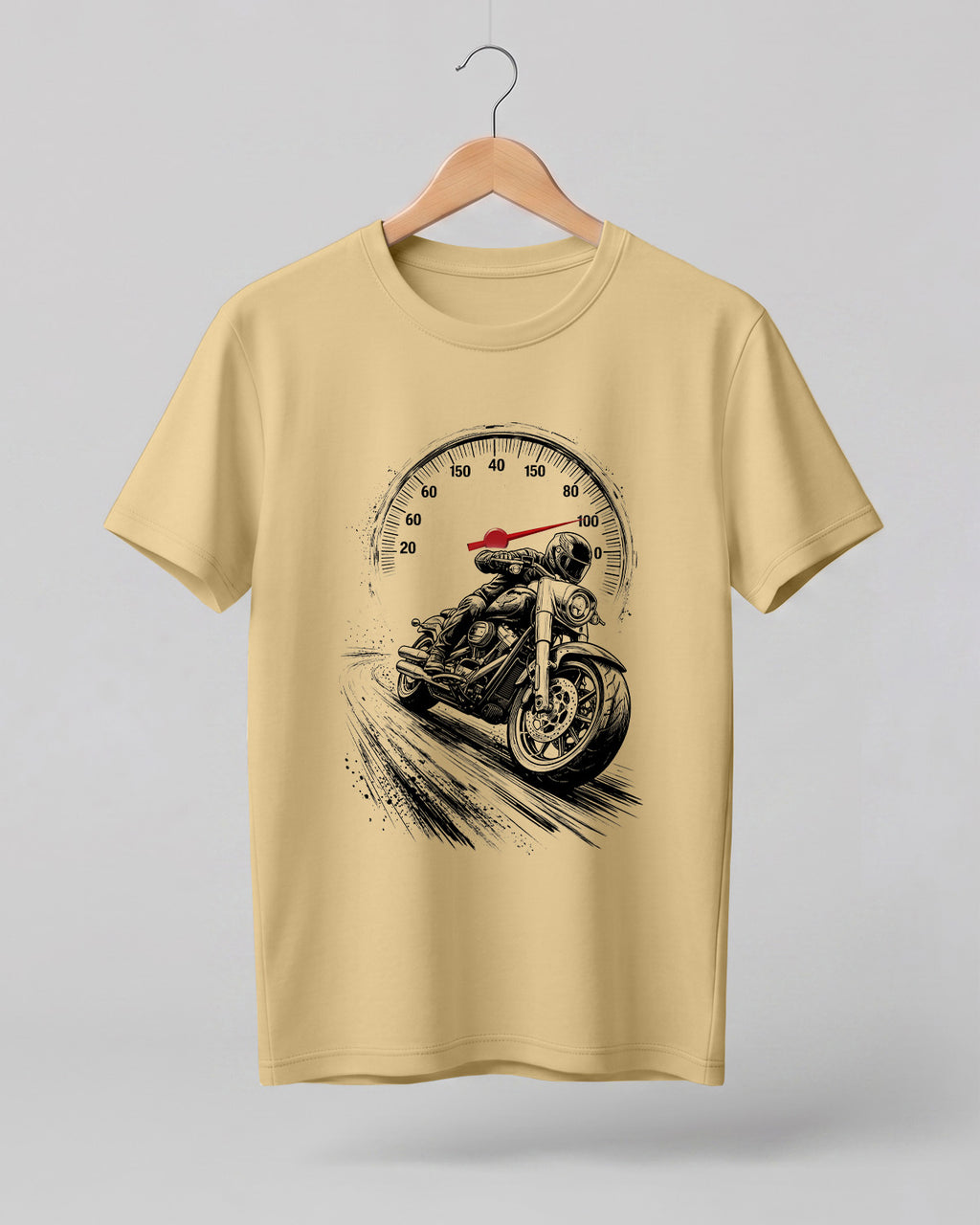 Ride & Freedom Motorcycle Half Sleeve T-Shirt