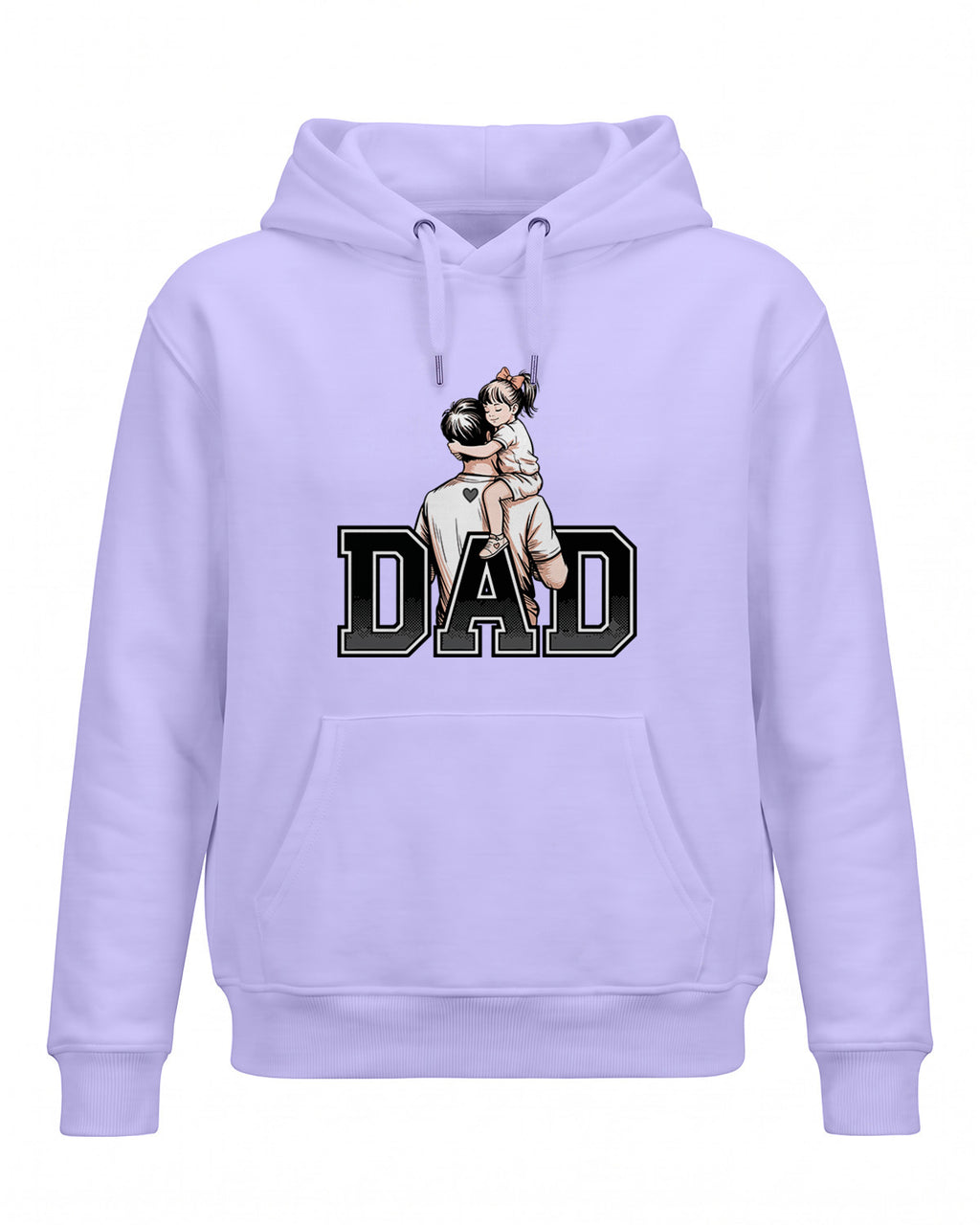 Dad Daughter Hug Graphic Hoodie