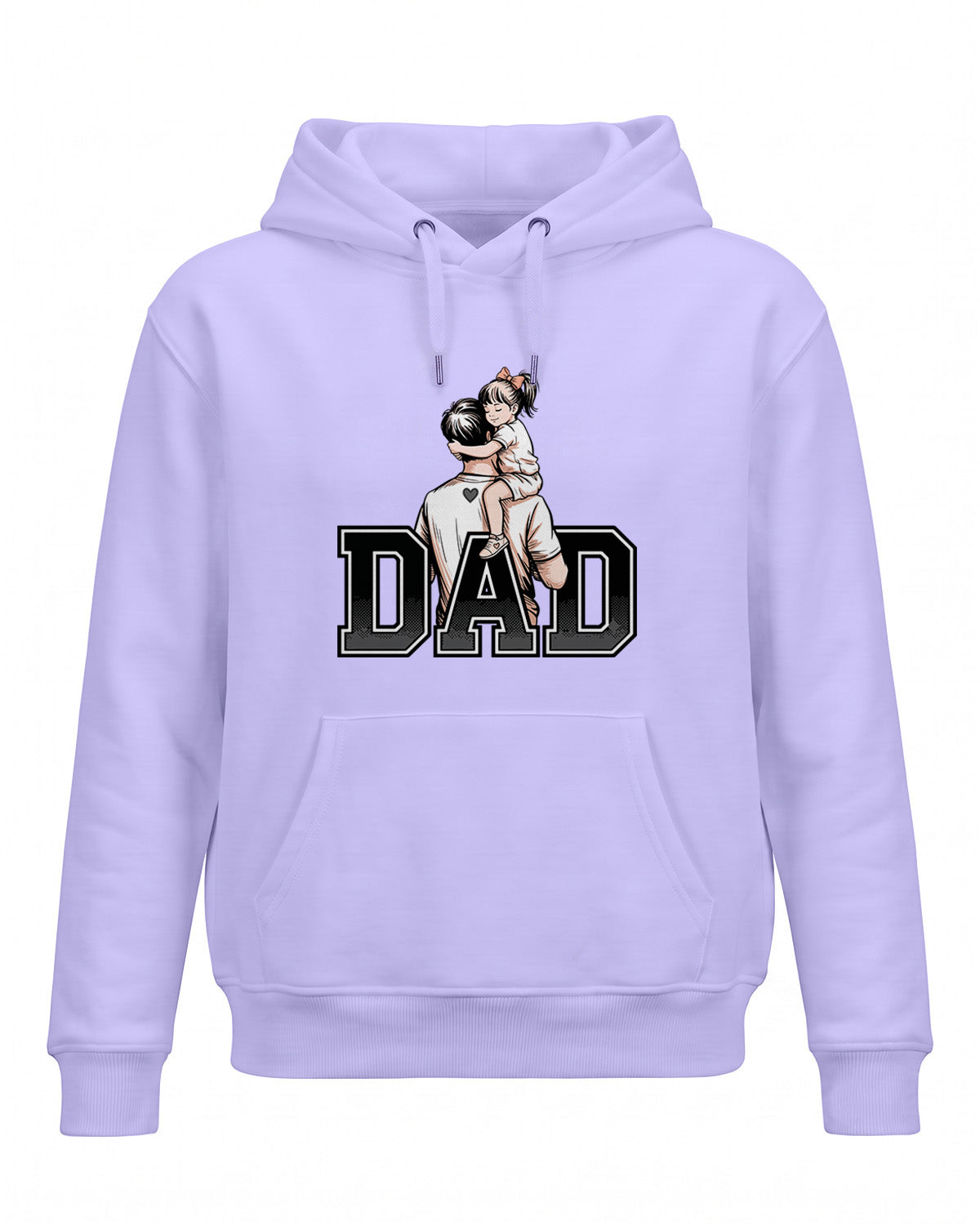 Dad Daughter Hug Graphic Hoodie