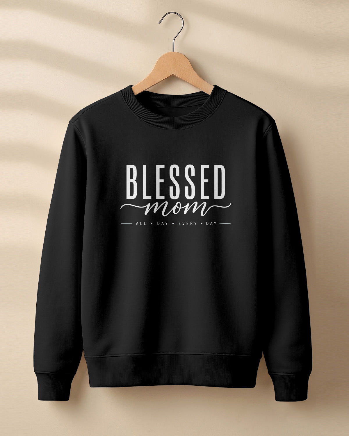 Blessed Mom graphic sweatshirt by Xenovaurban