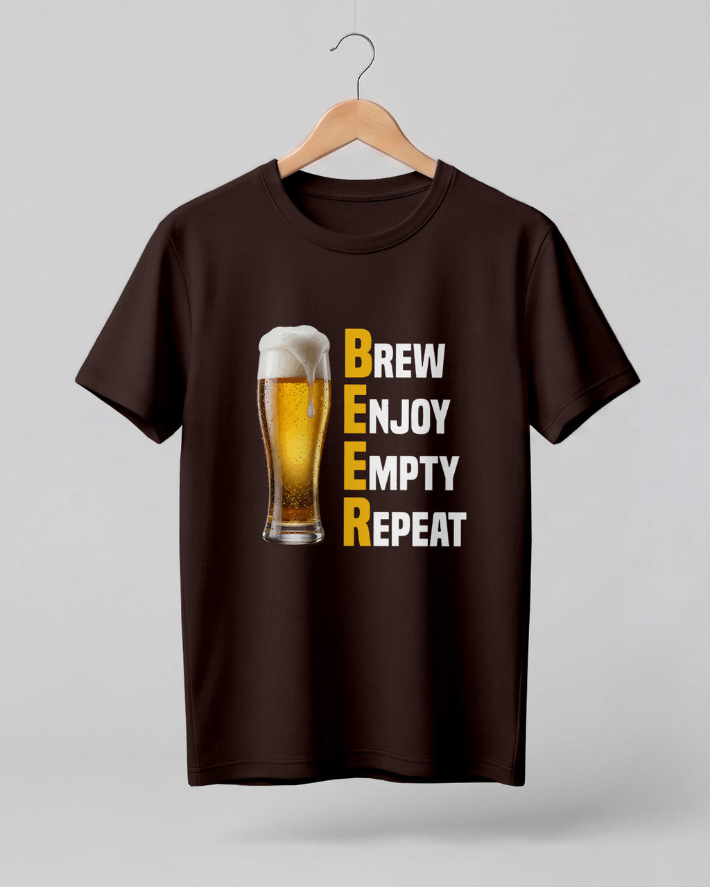Brew Enjoy Empty Repeat Half Sleeve T-Shirt