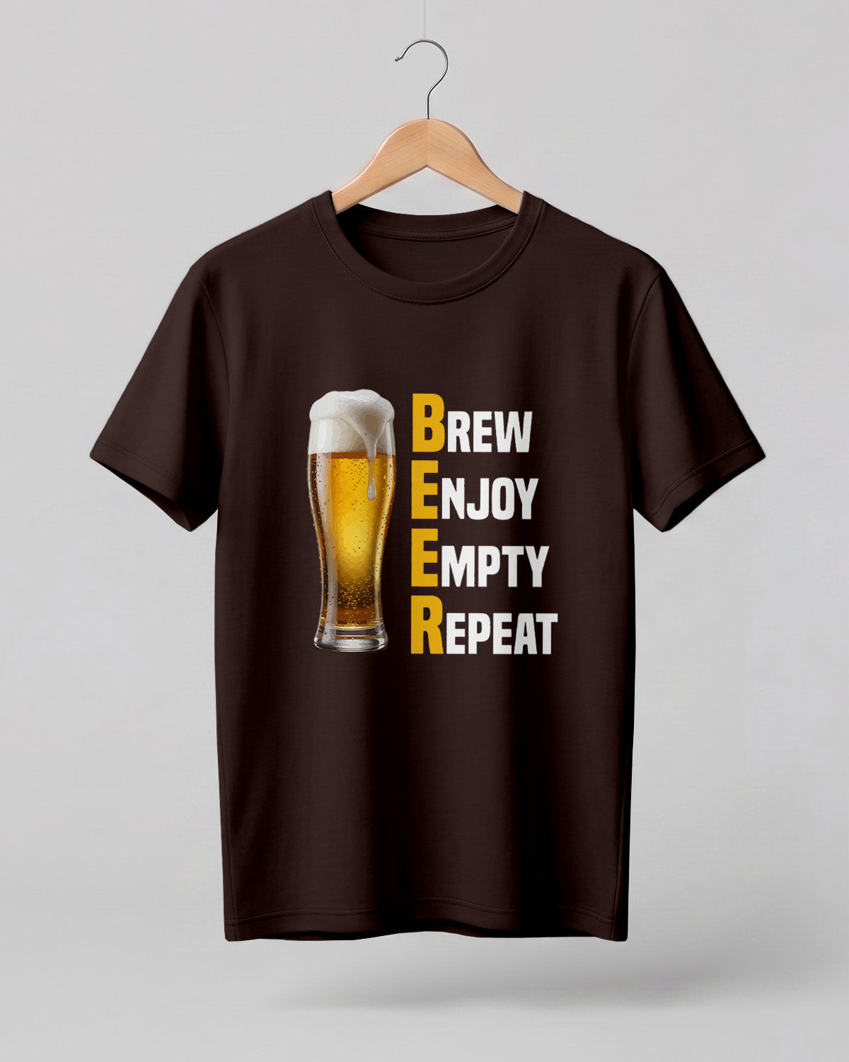 Brew Enjoy Empty Repeat Half Sleeve T-Shirt