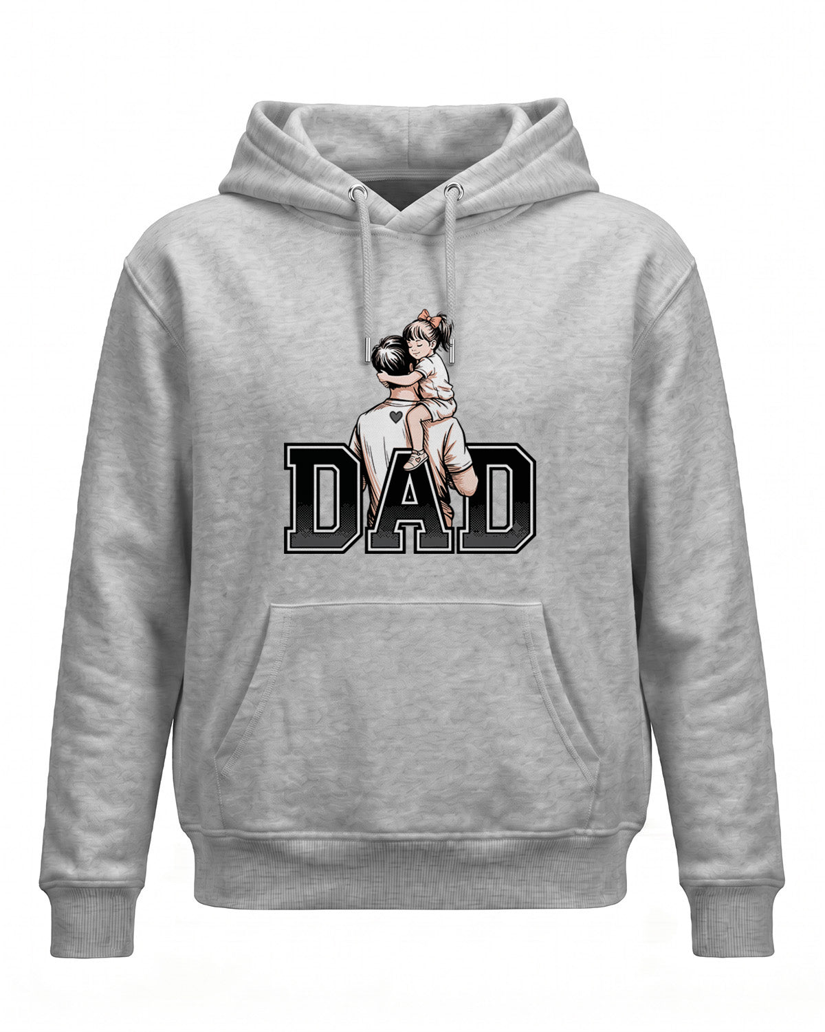 Dad Daughter Hug Graphic Hoodie