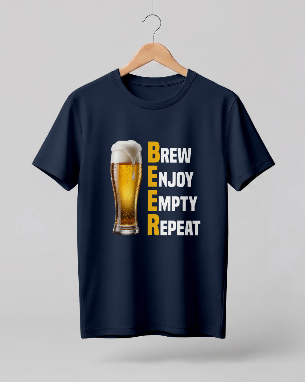 Brew Enjoy Empty Repeat Half Sleeve T-Shirt