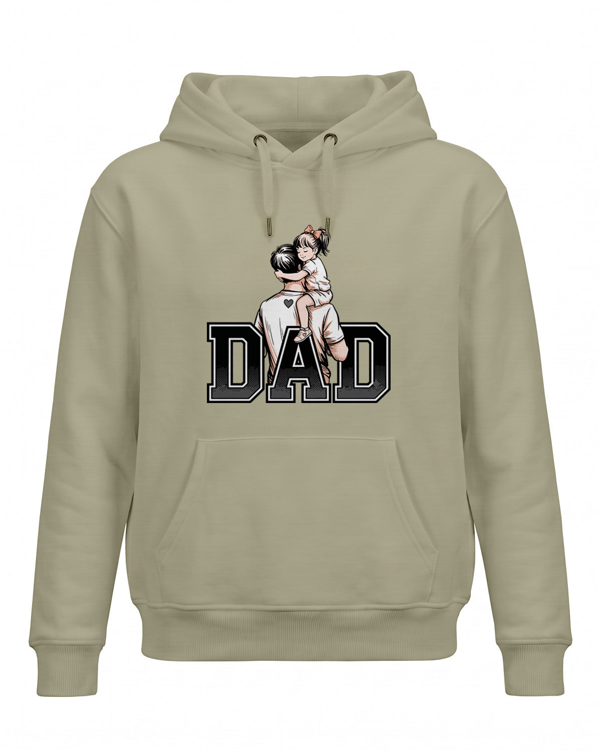 Dad Daughter Hug Graphic Hoodie