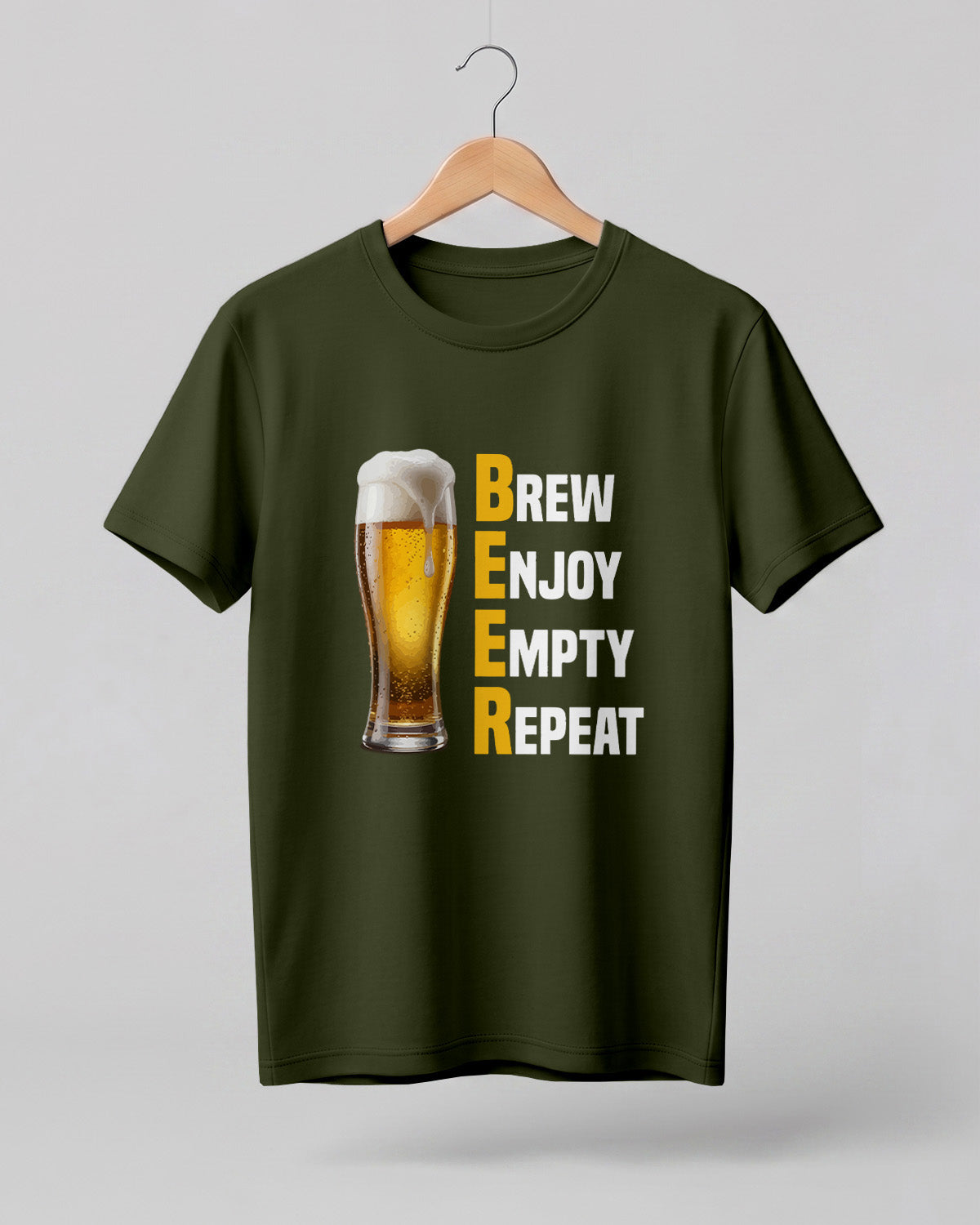 Brew Enjoy Empty Repeat Half Sleeve T-Shirt