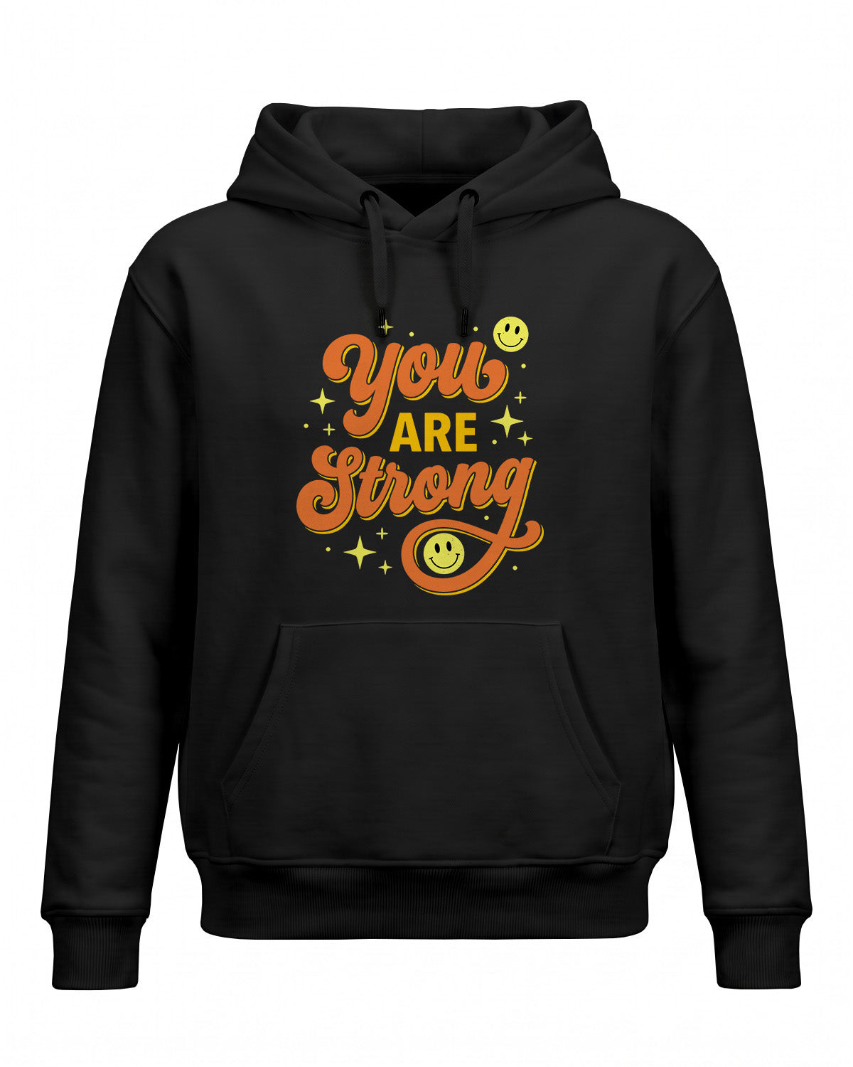 Xenovaurban motivational graphic hoodie featuring the quote You Are Strong