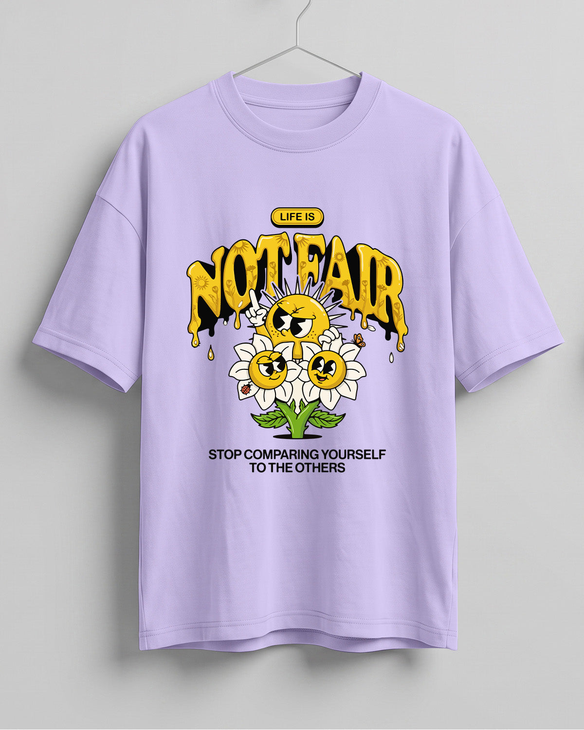 Stop Comparing Cotton Oversized Fit T-Shirt