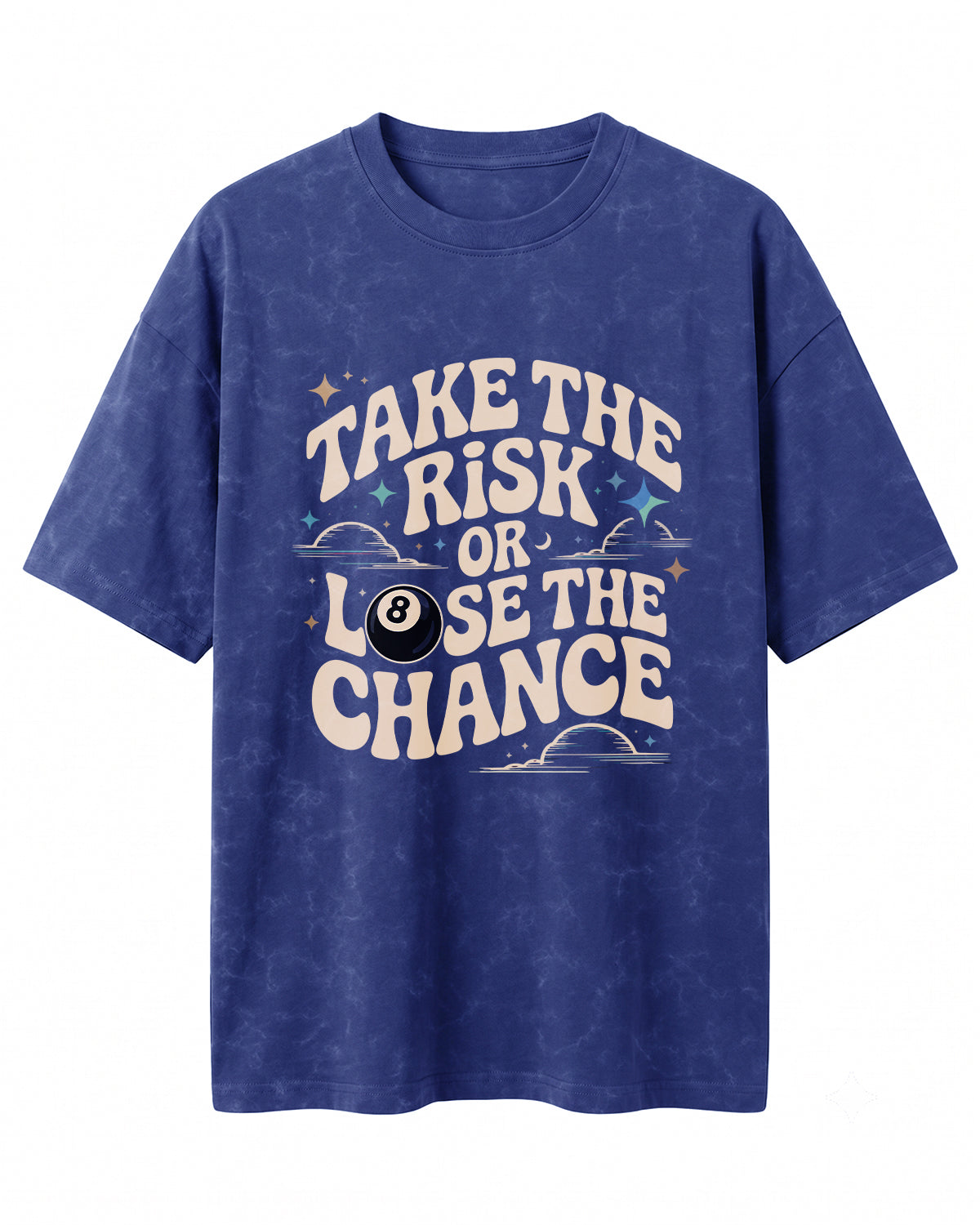 Oversized unisex acid washed t-shirt featuring “Fatality” typography print, crafted from 220 GSM cotton.