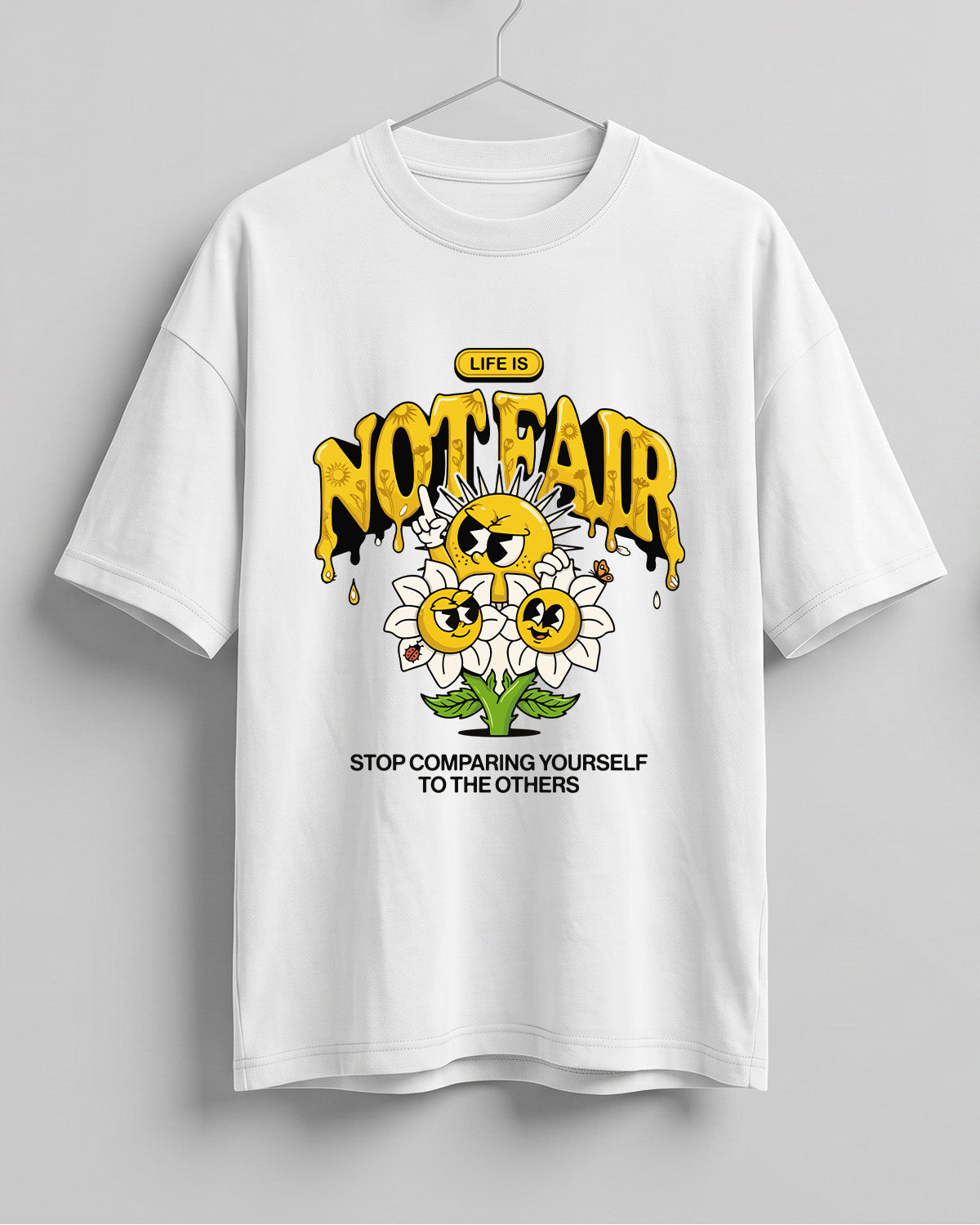 Stop Comparing Cotton Oversized Fit T-Shirt
