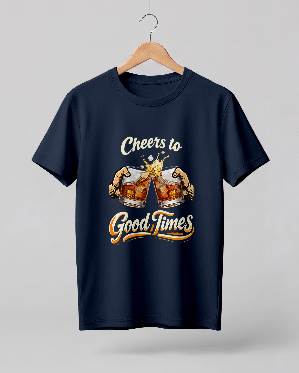 Cheers to Good Times Half Sleeve T-Shirt