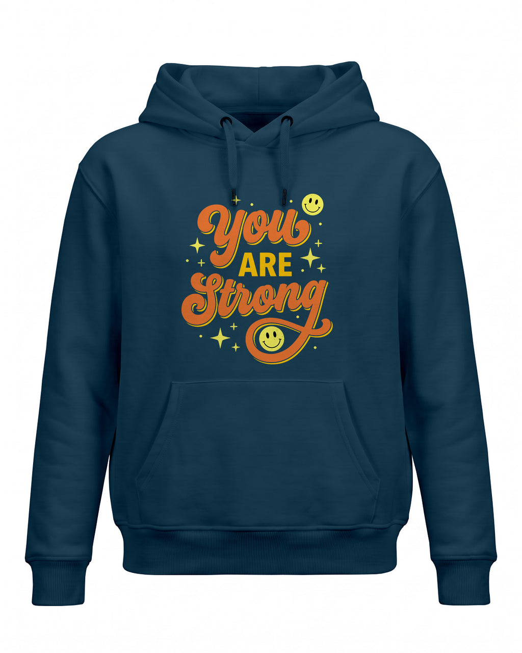 Xenovaurban motivational graphic hoodie featuring the quote You Are Strong