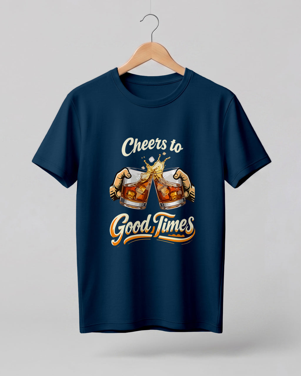 Cheers to Good Times Half Sleeve T-Shirt