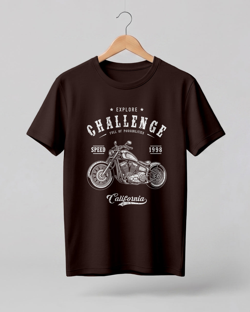 Challenge California Motorcycle Half Sleeve T-Shirt