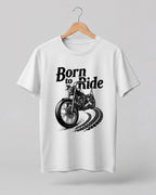 Born to Ride Motorcycle Half Sleeve T-Shirt