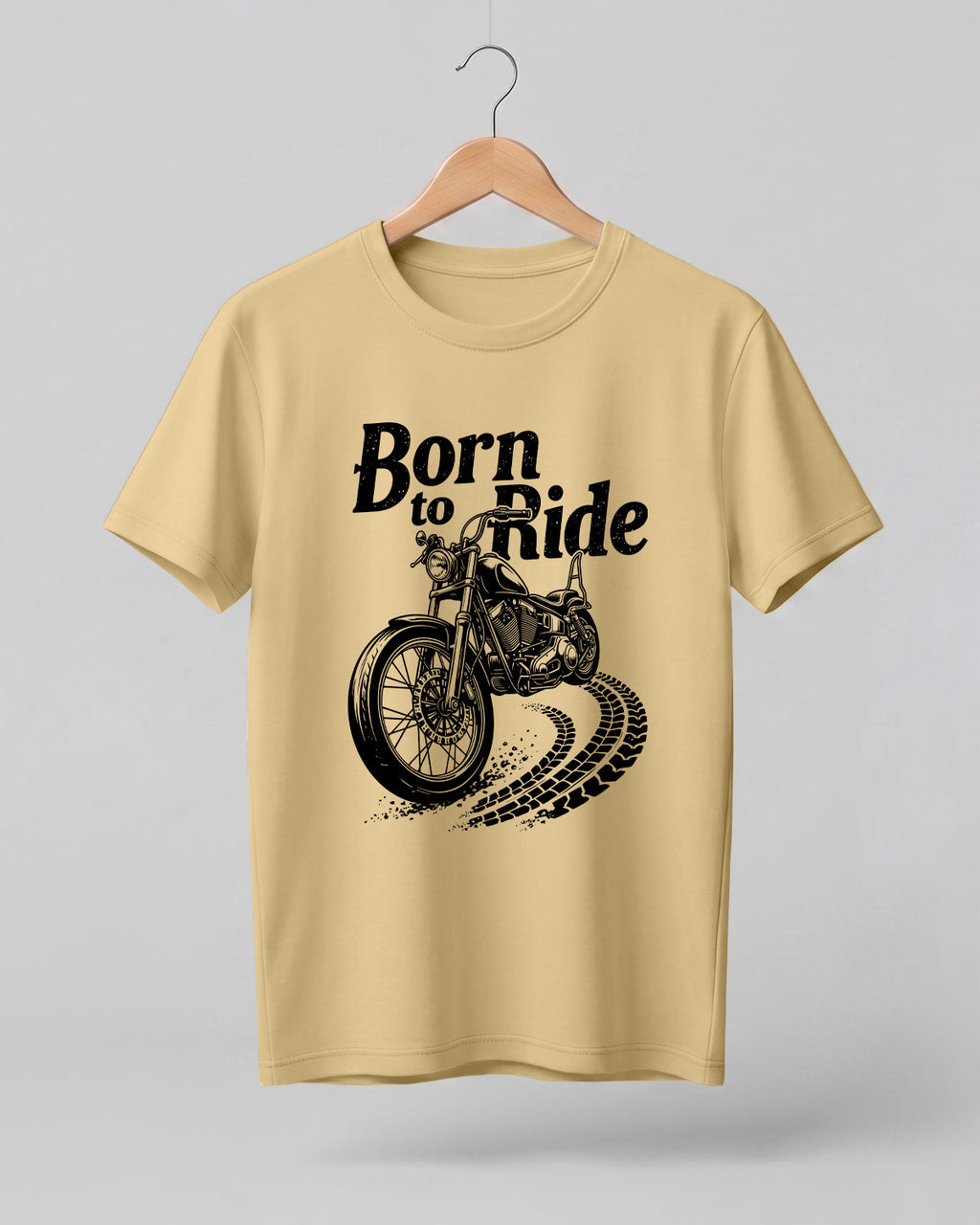 Born to Ride Motorcycle Half Sleeve T-Shirt