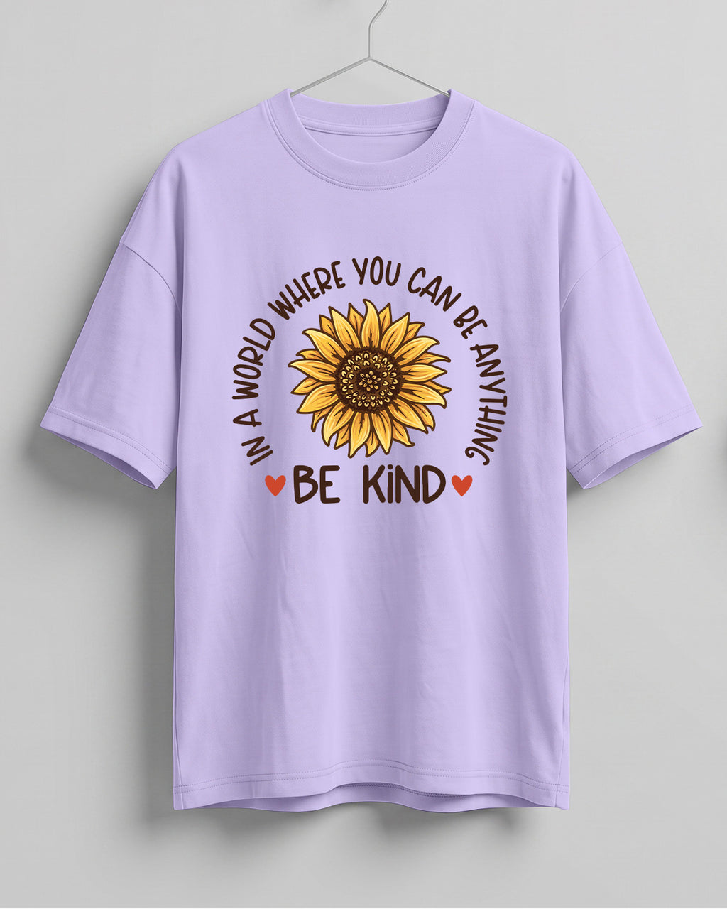 Be Anything, Be Kind Cotton Oversized Fit T-Shirt