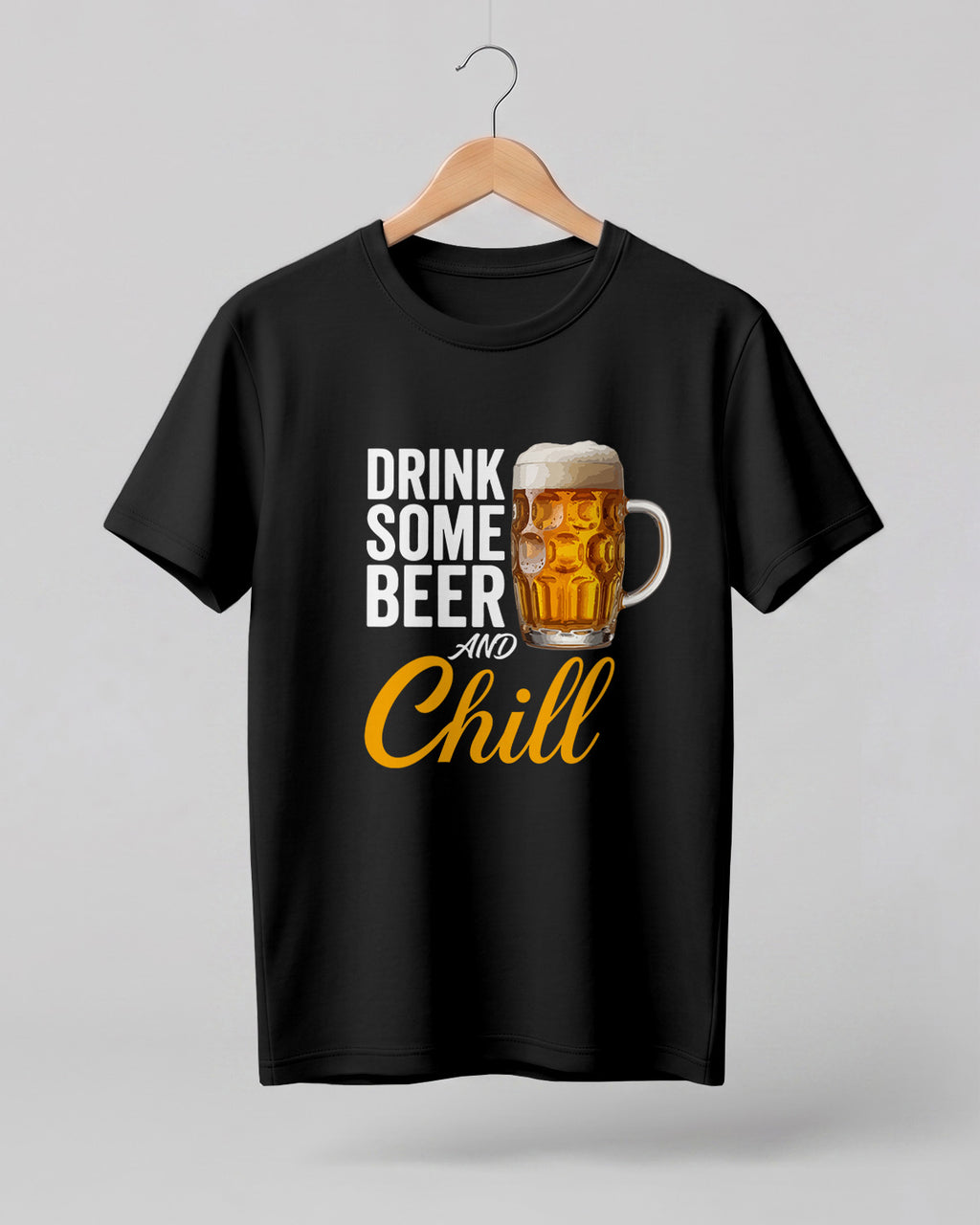Drink Some Beer and Chill Half Sleeve T-Shirt