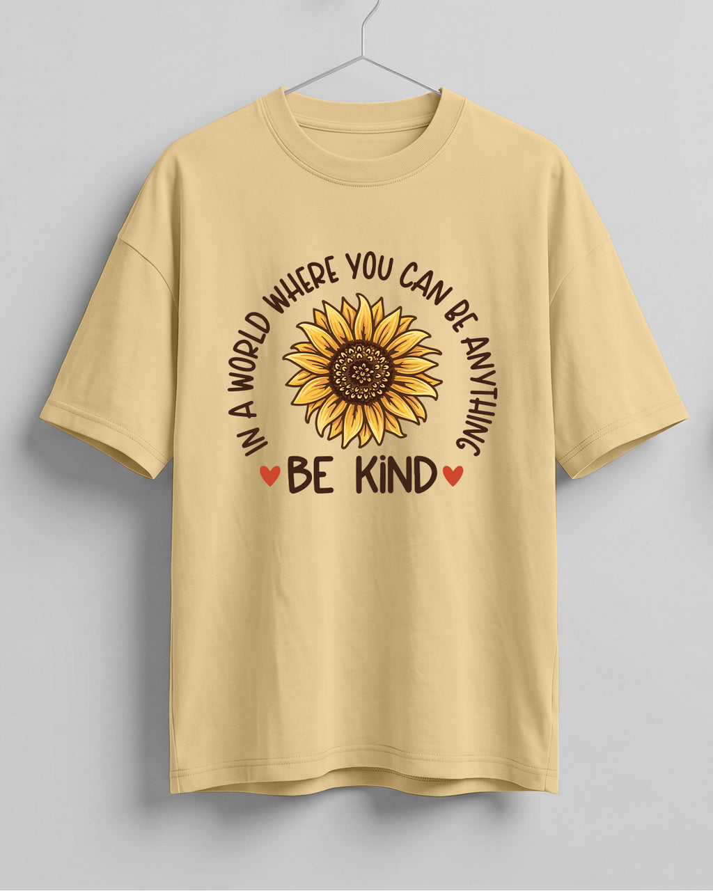 Be Anything, Be Kind Cotton Oversized Fit T-Shirt