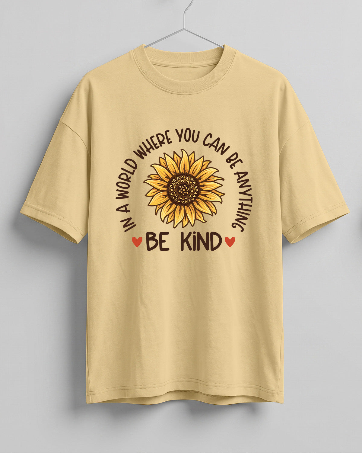 Be Anything, Be Kind Cotton Oversized Fit T-Shirt