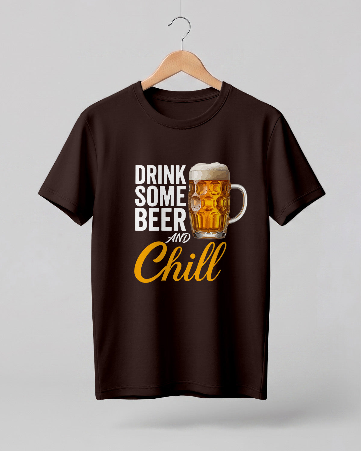 Drink Some Beer and Chill Half Sleeve T-Shirt