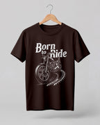 Born to Ride Motorcycle Half Sleeve T-Shirt
