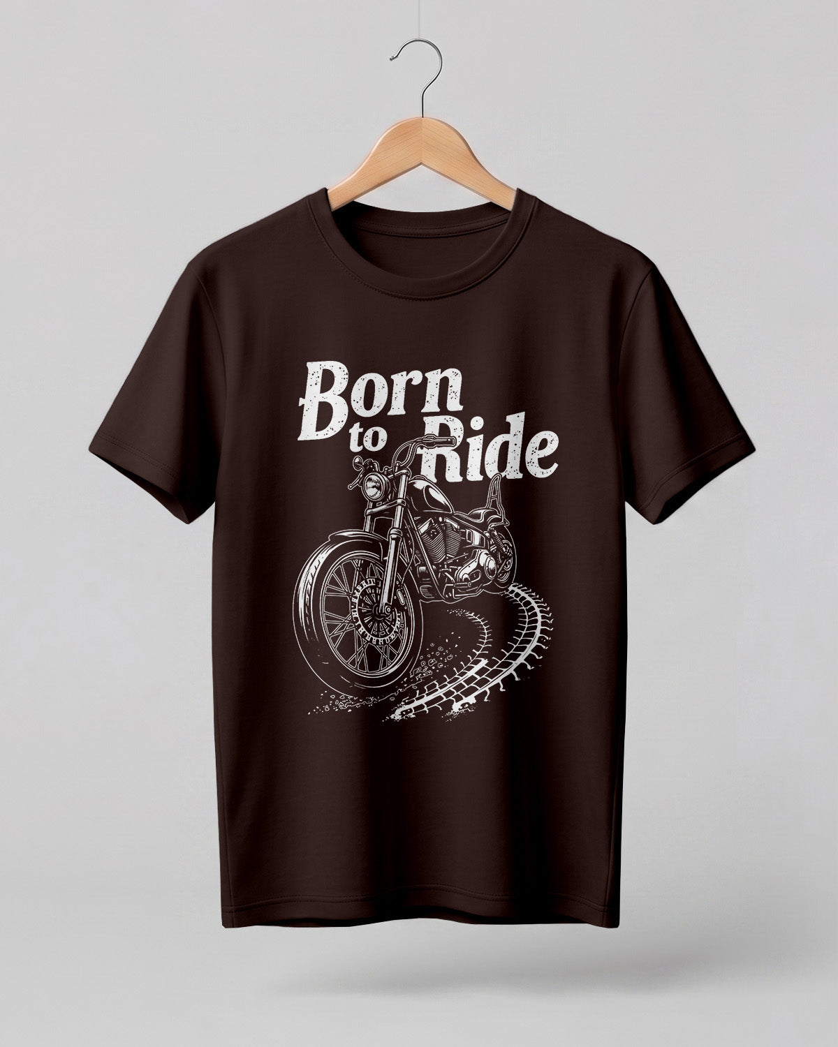Born to Ride Motorcycle Half Sleeve T-Shirt