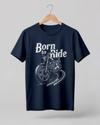 Born to Ride Motorcycle Half Sleeve T-Shirt