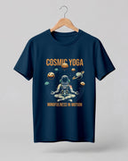 Cosmic Yoga Cotton Half Sleeve T-Shirt