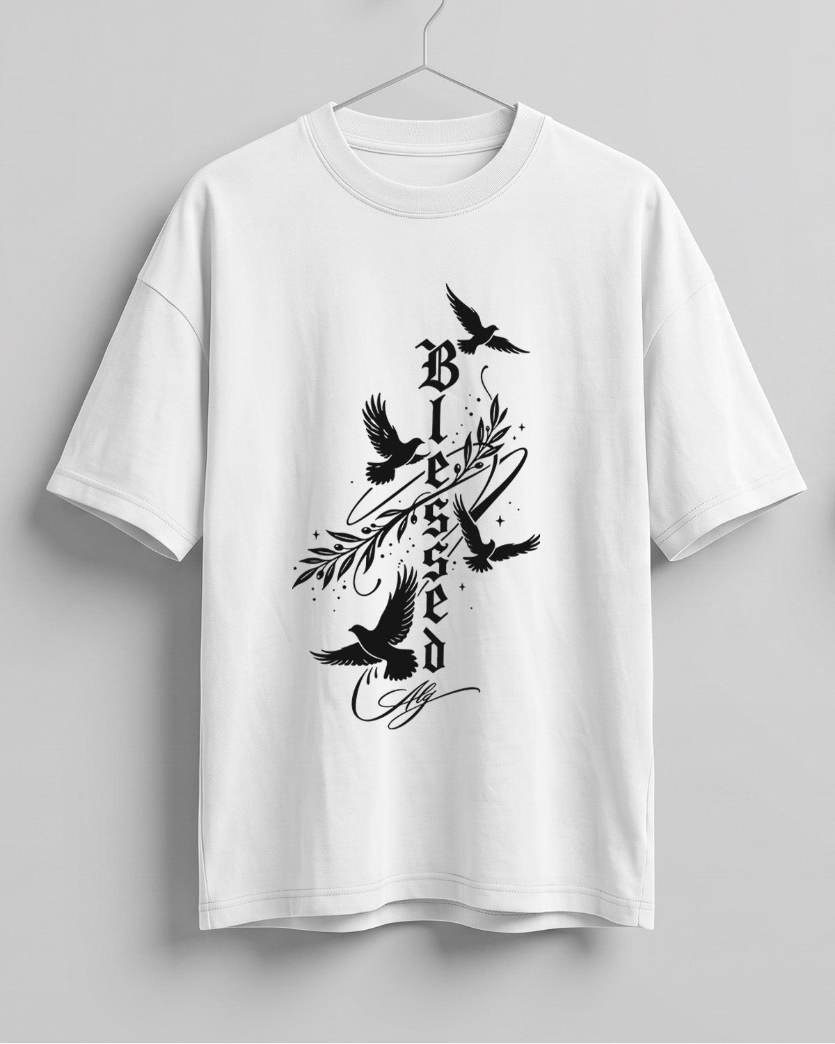 Blessed Cotton Oversized Fit T-Shirt
