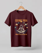 Cosmic Yoga Cotton Half Sleeve T-Shirt