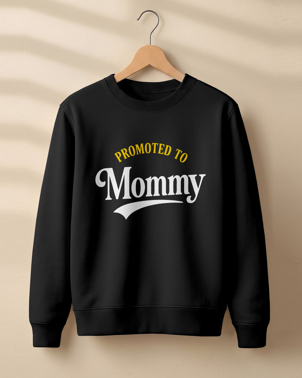 Promoted to Mommy graphic sweatshirt by Xenovaurban