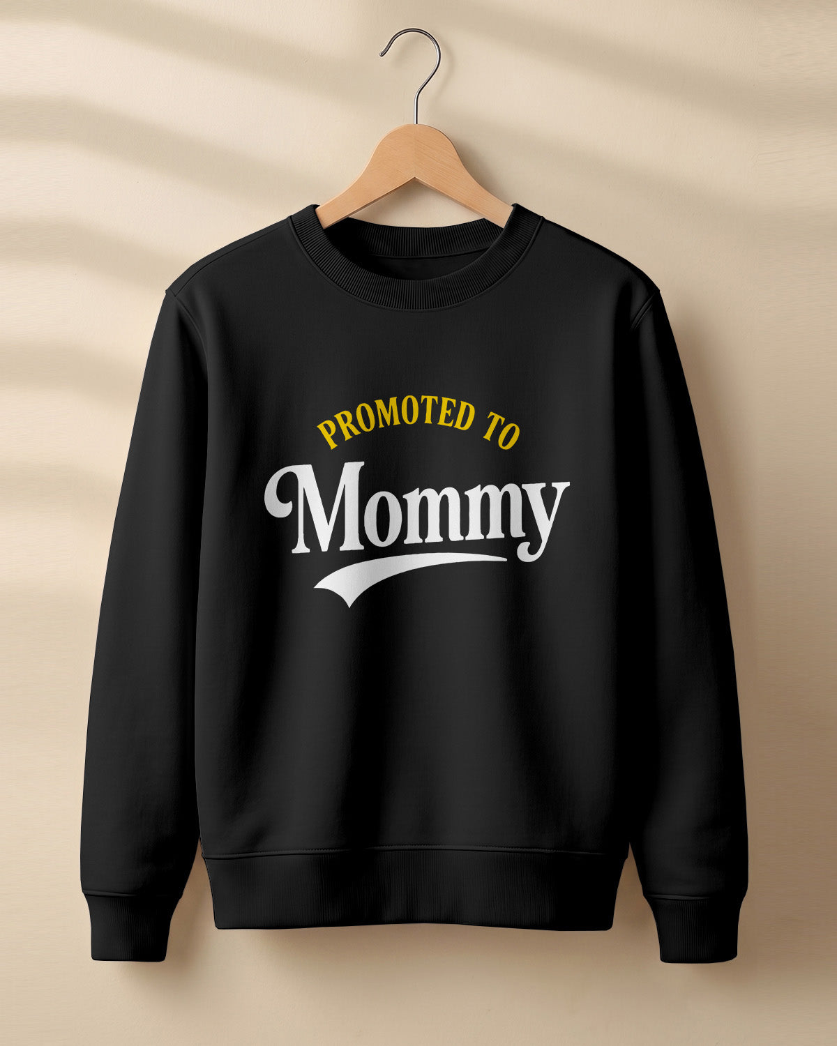 Promoted to Mommy graphic sweatshirt by Xenovaurban
