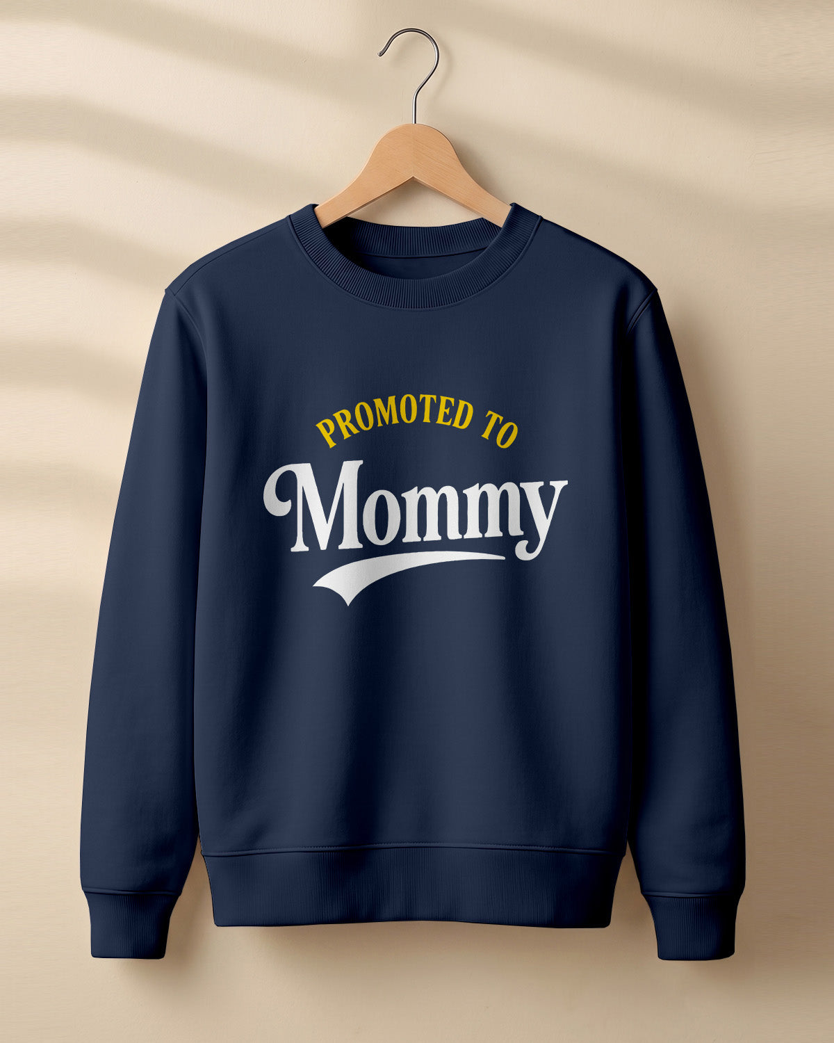 Promoted to Mommy graphic sweatshirt by Xenovaurban