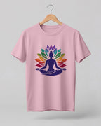 Lotus Meditation Cotton Half Sleeve T-Shirt