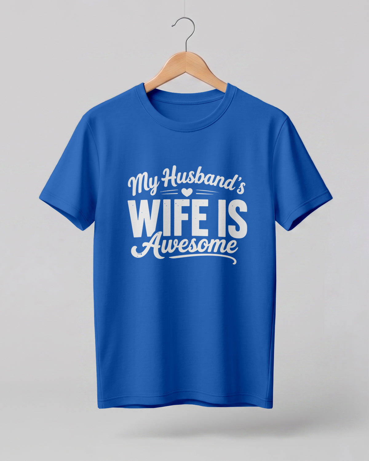 My Husband's Wife Is Awesome graphic printed t-shirt for women