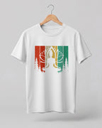 Lotus Sunset Meditation Cotton Half Sleeve T-Shirt